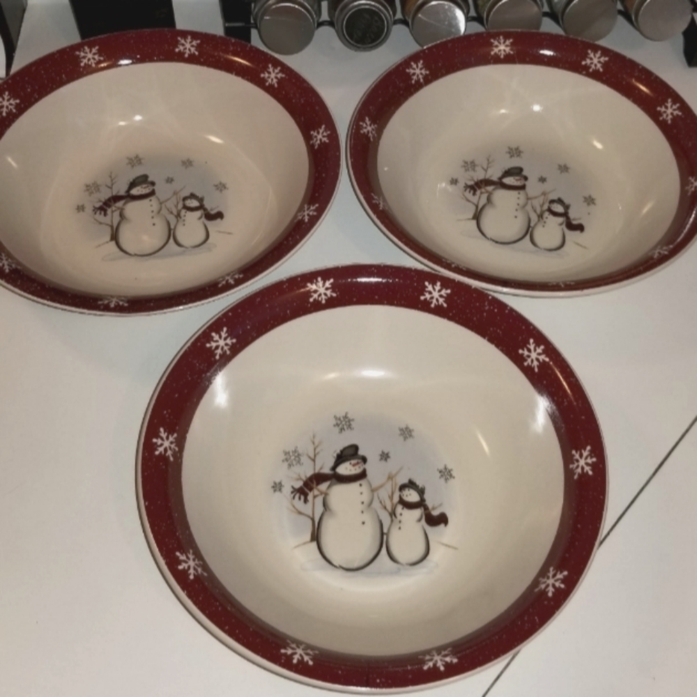 VINTAGE Royal Seasons Stoneware Serving Bowls